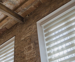 Blue Coast - zebra shades - zebra blinds